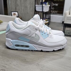 Nike AIR Max 90 "Ice Blue" Woman Size 10/New No Box Tried On